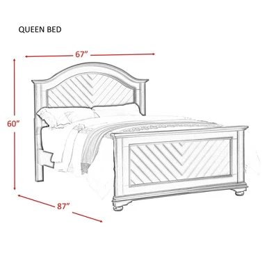 6pc Queen Addison Panel Bedroom Set Dove White - Picket House Furnishings 10 6pc Queen Addison Panel Bedroom Set Dove White - Picket House Furnishings - Image 10
