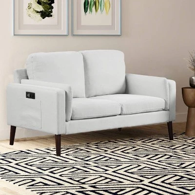 Nathan Stationary Loveseat - Lifestyle Solutions 7 Nathan Stationary Loveseat - Lifestyle Solutions - Image 7