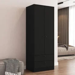 Denmark 2 Door And 2 Drawer Wardrobe - Polifurniture -Furniture Series Store GUEST 246e356e 61fb 40dd 897b bcc85cfd2ae0