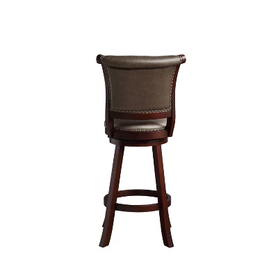 Bridgeport Swivel Barstool Brown - H2O Furnishings 3 Bridgeport Swivel Barstool Brown - H2O Furnishings - Image 3