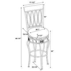 30" Flynn Barstool Bronze - Linon -Furniture Series Store GUEST 24d9bcbf c437 4389 a664 4747d92e5ab0