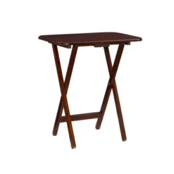 Grant Tray Tables Dark Cherry/Chrome - Powell Company 18 Grant Tray Tables Dark Cherry/Chrome - Powell Company -Furniture Series Store GUEST 27d554c8 236e 45d6 9625 cad96a03fc44