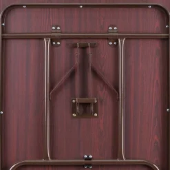 Flash Furniture 6-Foot Mahogany Melamine Laminate Folding Banquet Table -Furniture Series Store GUEST 27f84cc6 bba3 4580 ae83 9eb755cd089a