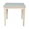 30" Square Solid Wood Tables - International Concepts