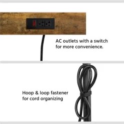 Yaheetech 67.5" H Baker’s Rack With Power Outlet For Kitchen Storage, Rustic Brown -Furniture Series Store GUEST 289f1de0 8408 477d bbd0 d71af9e79f65