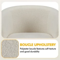 Yaheetech Upholstered Armchair Accent Barrel Chair -Furniture Series Store GUEST 28cc5b61 efd8 4701 98cd b25e10a7fcfa