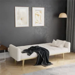 Benedict Wooden Futon Ivory - Room & Joy -Furniture Series Store GUEST 29a14a7e 8918 46e9 811f 506352cef1c8