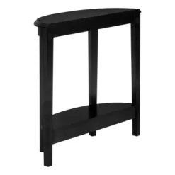 36" 2 Tier Half Moon Shape Console Table Black - EveryRoom -Furniture Series Store GUEST 29f0a3c3 42f9 4280 90b7 3fe9bcd1aa6e