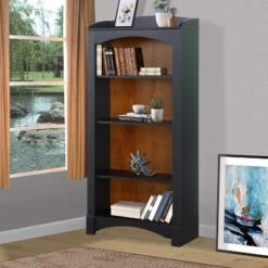 Saint Birch Hawksbury 4-Shelf Bookcase -Furniture Series Store GUEST 2a1b5577 ebe9 4b04 9a78 167619e48b8f