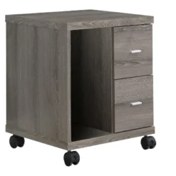 Monarch Specialties Reclaimed-Look 2 Drawer Computer Stand/Castor -Furniture Series Store GUEST 2ad5adaf bd6e 4af7 9af6 15c2daf726c6