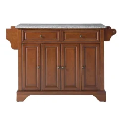Lafayette Gray Granite Top Full Size Kitchen Island/Cart - Crosley -Furniture Series Store GUEST 2bd05cb7 cc35 4a36 86a0 8987efc2c52a