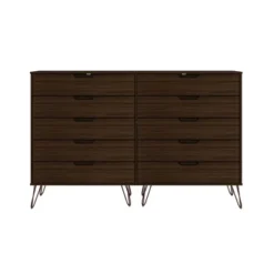 Rockefeller 10 Drawer Double Tall Dresser - Manhattan Comfort -Furniture Series Store GUEST 2c1686b3 0d6e 46b9 a66b 32be2922eaef