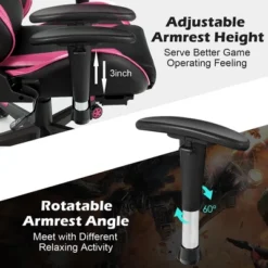 Costway Office Massage Gaming Chair Reclining Swivel Racing With Footrest -Furniture Series Store GUEST 2c65d3c4 2ebc 4027 b673 be48df32b8fc