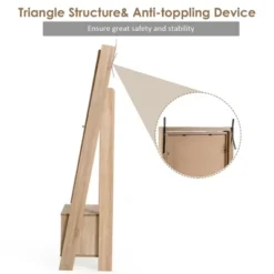 Costway Jewelry Cabinet Large Full Length Armoire 2-in-1 Stand Mirror Organizer -Furniture Series Store GUEST 2d187045 9cd2 4ad6 82d0 1c520acb88cb