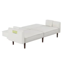 Convertible Futon Sofa Bed With Wooden Legs - ModernLuxe -Furniture Series Store GUEST 2dcf9a12 f8c6 40af 81a9 3f47a5bfd1db