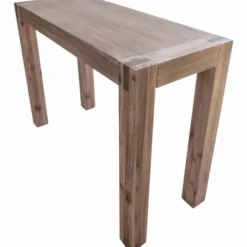 40" Woodstock Acacia Wood With Metal Inset Media Console Table Brushed Driftwood - Alaterre Furniture -Furniture Series Store GUEST 2df26083 5a83 486e 933e b91a0a612a6a