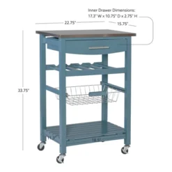 Clarke Kitchen Cart - Linon -Furniture Series Store GUEST 2ed84252 ad27 464f a082 ef242c34dd9d