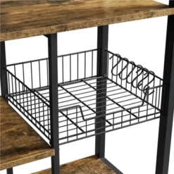 Yaheetech Utility Kitchen Storage Rack With 4 Shelves -Furniture Series Store GUEST 2ee6cb78 f776 4431 b18d a594445f6656