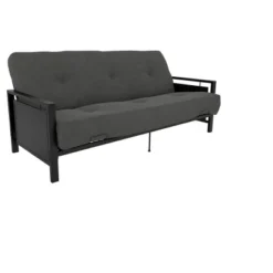 DHP Henley Metal Arm Futon Frame Black Metal - Dorel Home Products -Furniture Series Store GUEST 2f3f9808 3c1e 4b25 be77 eb4ef0948d18