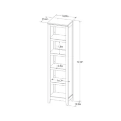 72" Carson Narrow Bookcase - Threshold 14 72" Carson Narrow Bookcase - Threshold -Furniture Series Store GUEST 2f5b1add e3dc 46cd a227 07b43a380bc4