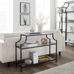 Aimee Console Table Oil Rubbed Bronze - Crosley -Furniture Series Store GUEST 3316909c bf9b 470c 855d 778afdf72dd2