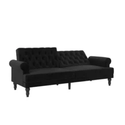 Cassidy Upholstered Futon - Paris Hilton X The Novogratz -Furniture Series Store GUEST 33da9793 75d3 4d5a 97e6 79687f11ae7b