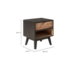 Ionatan Nightstand Black - Alder Bay -Furniture Series Store GUEST 3401491e 696e 4a90 b9fe e31259877744
