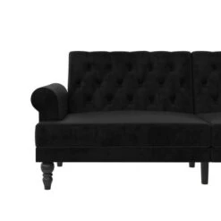 Cassidy Upholstered Futon - Paris Hilton X The Novogratz -Furniture Series Store GUEST 34a00b77 6247 4820 a4d2 4c7adf8ec3e3