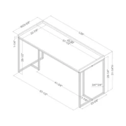 Marga Computer Desk With USB Port - MiBasics -Furniture Series Store GUEST 34eade33 f6c5 4c7e a220 d725433661ed