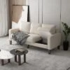 75" Modern Living Room Furniture Fabric Sofa - ModernLuxe