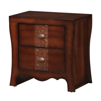Aria 2-Drawer Nightstand Espresso - Picket House Furnishings 1 Aria 2-Drawer Nightstand Espresso - Picket House Furnishings