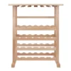24-Bottle Wine Rack Wood/Beechwood - Winsome