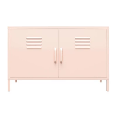 RealRooms Shadwick 2 Door Metal Locker Accent Cabinet 5 RealRooms Shadwick 2 Door Metal Locker Accent Cabinet - Image 5