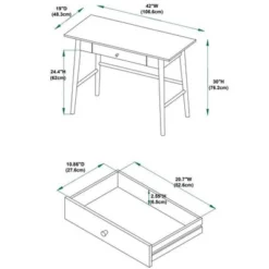 Charlotte Desk - Linon -Furniture Series Store GUEST 36809bac 5ba3 4aec a1af 9bb454a3f8d6