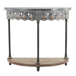 Farmhouse Metal Console Table Gray - Olivia & May 11 Farmhouse Metal Console Table Gray - Olivia & May -Furniture Series Store GUEST 3718059d a19d 4f97 841a d3cee3a3ea81