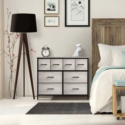 Sorbus Fabric Drawer Dresser Gray 1 Sorbus Fabric Drawer Dresser Gray