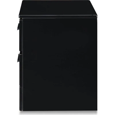 Hudson 2 Drawer Nightstand Black - ClickDecor 5 Hudson 2 Drawer Nightstand Black - ClickDecor - Image 5