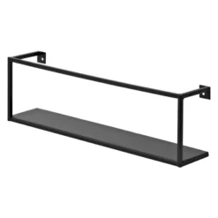 Floating Wall Shelf - Black -Furniture Series Store GUEST 3810ce75 fadc 41b1 b40b 02c54e55f061