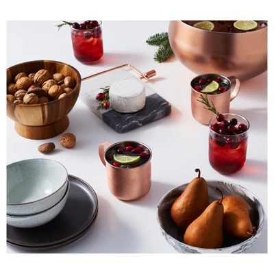 72" Emmond Mid-Century Modern Dining Table White/Brown - Threshold™ 4 72" Emmond Mid-Century Modern Dining Table White/Brown - Threshold™ - Image 4