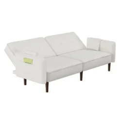 Convertible Futon Sofa Bed With Wooden Legs - ModernLuxe -Furniture Series Store GUEST 38f44563 3c83 45e4 9aed 5011448e4da7