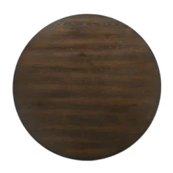 47" Piker Round Wood Dining Table Dark Walnut/Antique White - HOMES: Inside + Out -Furniture Series Store GUEST 39023c00 232c 4233 a807 3a7df52def82