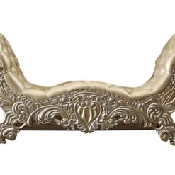 75" Vatican PU Bench Light Gold/Champagne Silver Finish - Acme Furniture -Furniture Series Store GUEST 3916f74c ba6e 425d 9dde 4961be0dd206