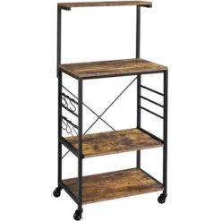 Yaheetech 50.5"H Kitchen Baker's Rack With Side Hooks -Furniture Series Store GUEST 391af7d6 b03a 4d23 a849 e6a292fc1bf9