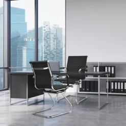 Costway Set Of 4 Office Chairs Waiting Room Chairs For Reception Conference Area -Furniture Series Store GUEST 3cb5df67 8c7f 4c8d a982 589bdc79e8bd