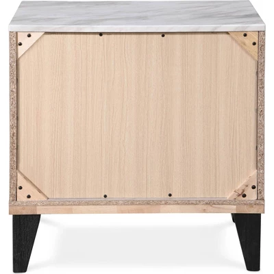 Micah 2 Drawer Nightstand - Adore Decor 7 Micah 2 Drawer Nightstand - Adore Decor - Image 7