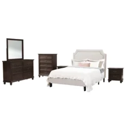 6pc Queen Angelique Bedroom Set With Upholstered Platform Bed - Abbyson Living -Furniture Series Store GUEST 3df7645c 50ca 445e 9c1d 48498bf07f15