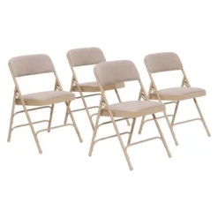 Set Of 4 Deluxe Fabric Padded Triple Brace Folding Chairs - Hampden Furnishings -Furniture Series Store GUEST 3e24374f 6bab 4ecb af78 3ebadbf19209
