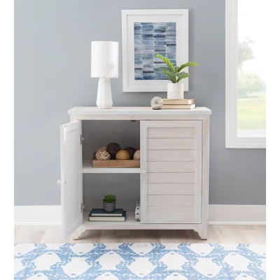 Laura Cabinet Whitewash - Powell Company 11 Laura Cabinet Whitewash - Powell Company - Image 11