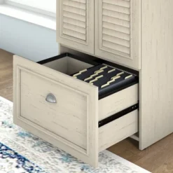 Fairview Storage Cabinet With Drawer White - Bush Furniture -Furniture Series Store GUEST 3efc7d38 14cc 49d0 91e1 2afb2bfab338