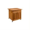 Wood The Big Work Center With Solid Back In Brown - Catskill Craftsmen